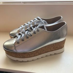 Silver Platform Shoes